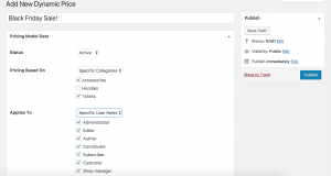 Dynamic Pricing And Discounts - Settings Page 1