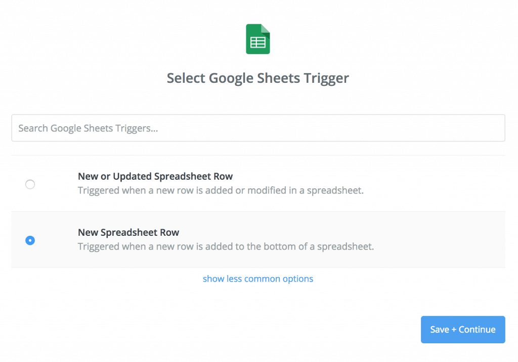 Select A Trigger In Zapier