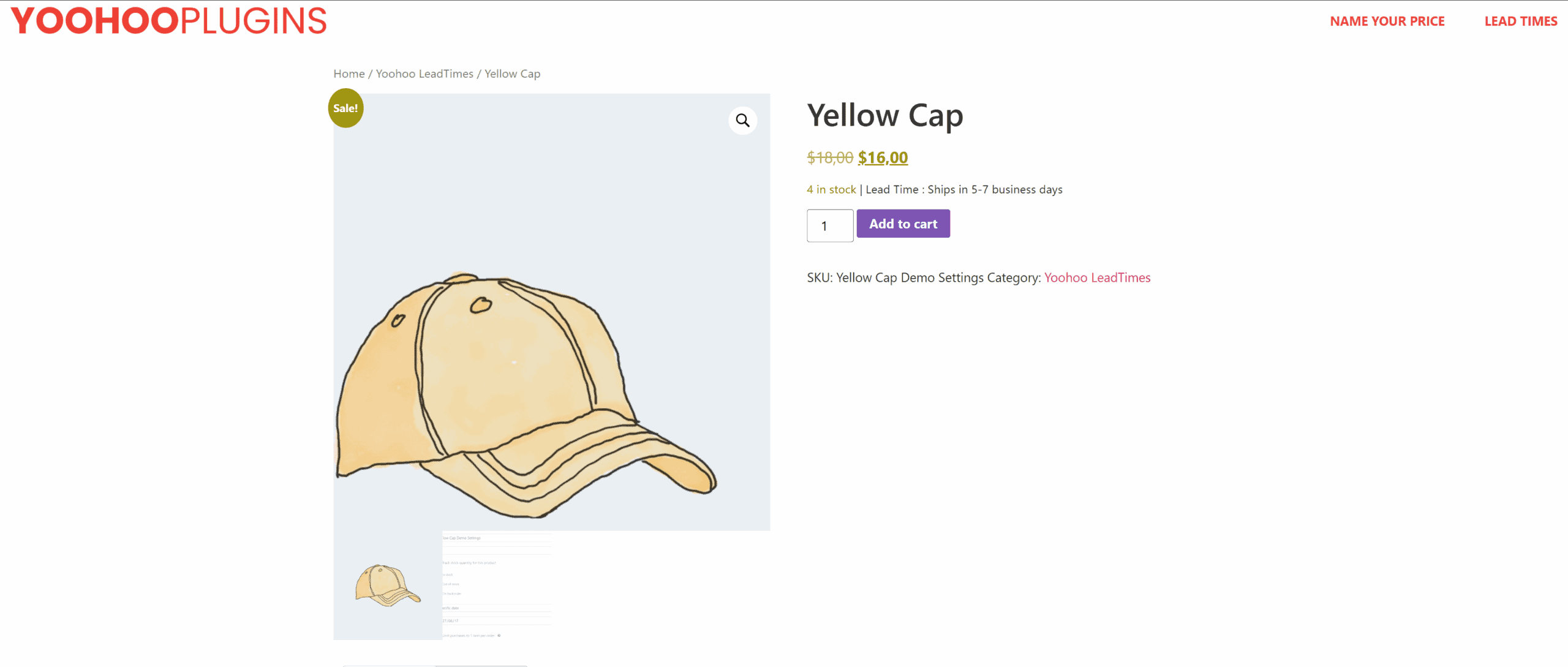 Lead Times for WooCommerce plugin displaying shipping timeline on product page