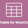 Product Table for WooCommerce