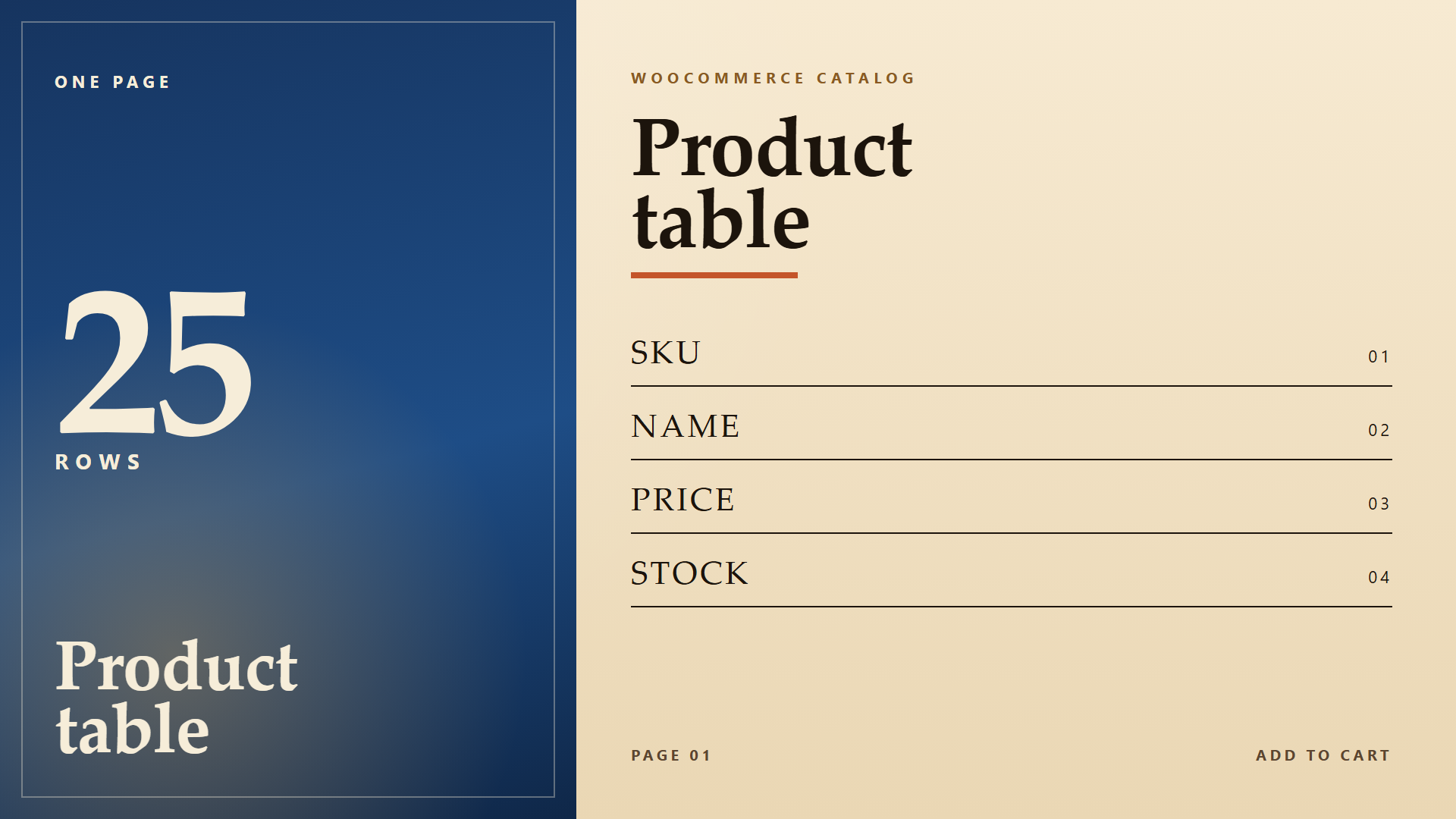How to Add a WooCommerce Product Table to a Page