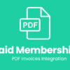 Paid Memberships Pro PDF Invoices Banner